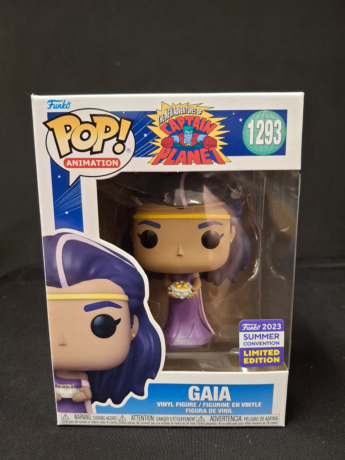 Funko Pop! Animation: The New Adventures of Captain Planet - Gaia #1293 (SDCC Exclusive)