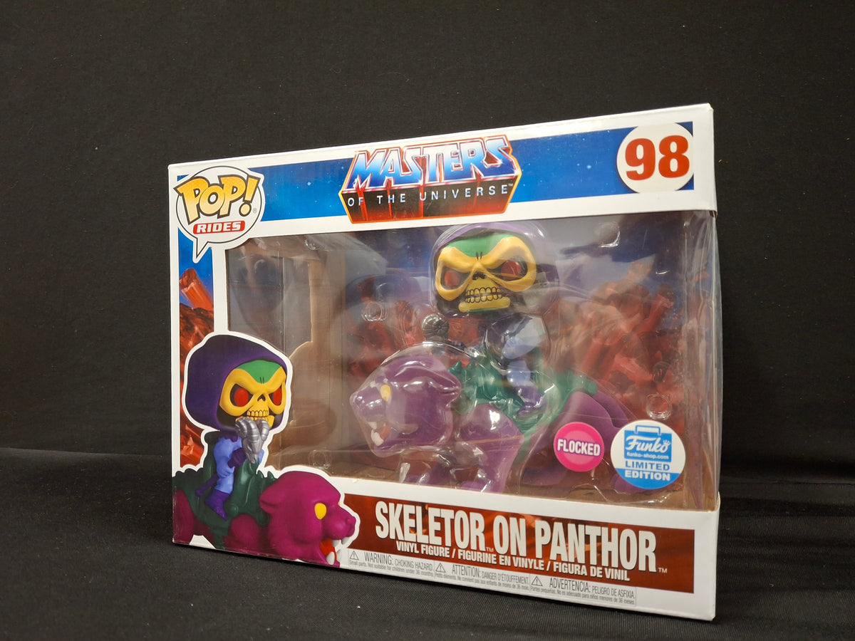 Funko POP! Skeletor on Panthor Flocked #98 , JJ-B-04