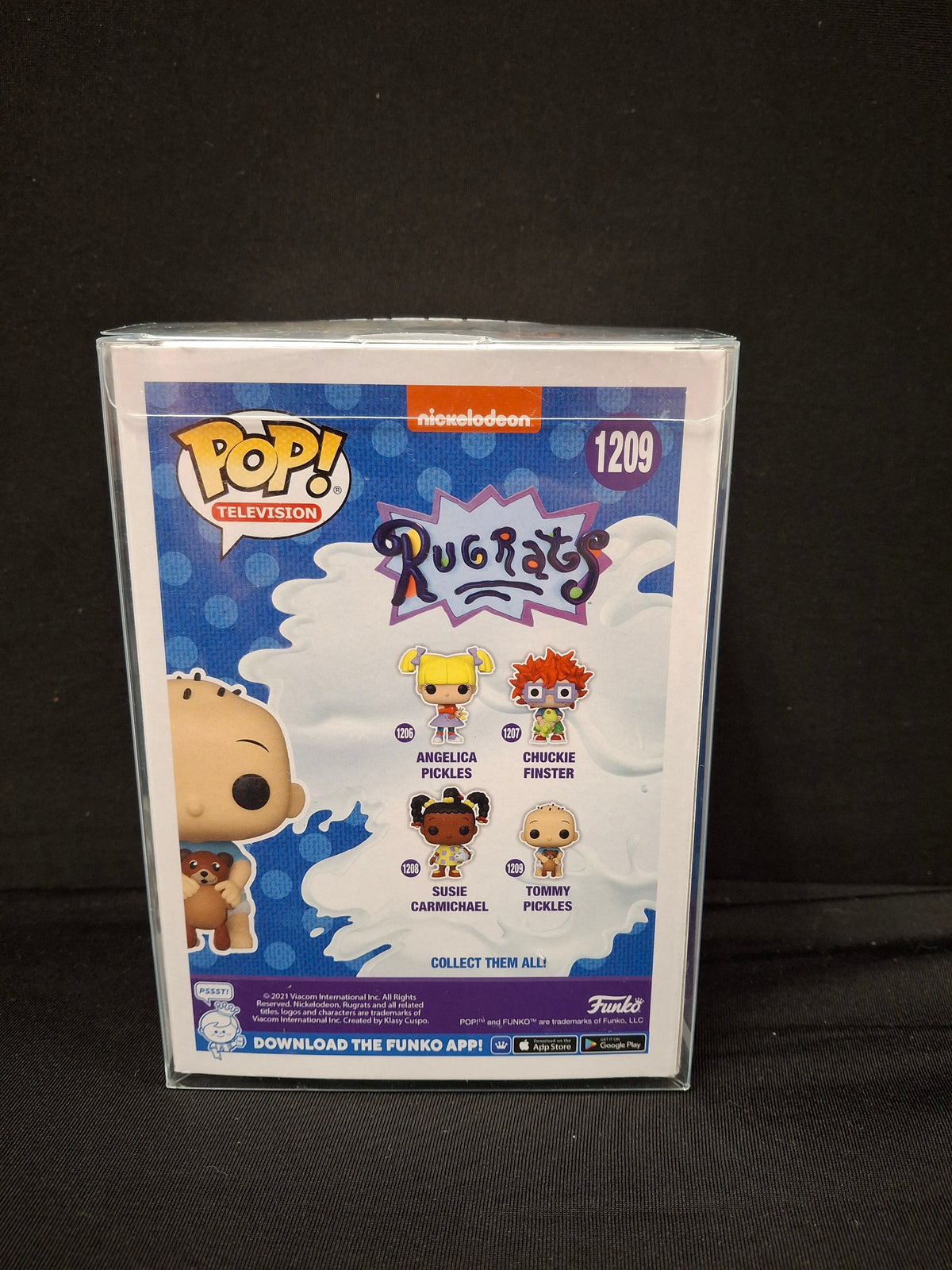 Tommy Pickles W/ Teddy Rugrats Nickelodeon Funko Pop Television 1209 JJ0230JW