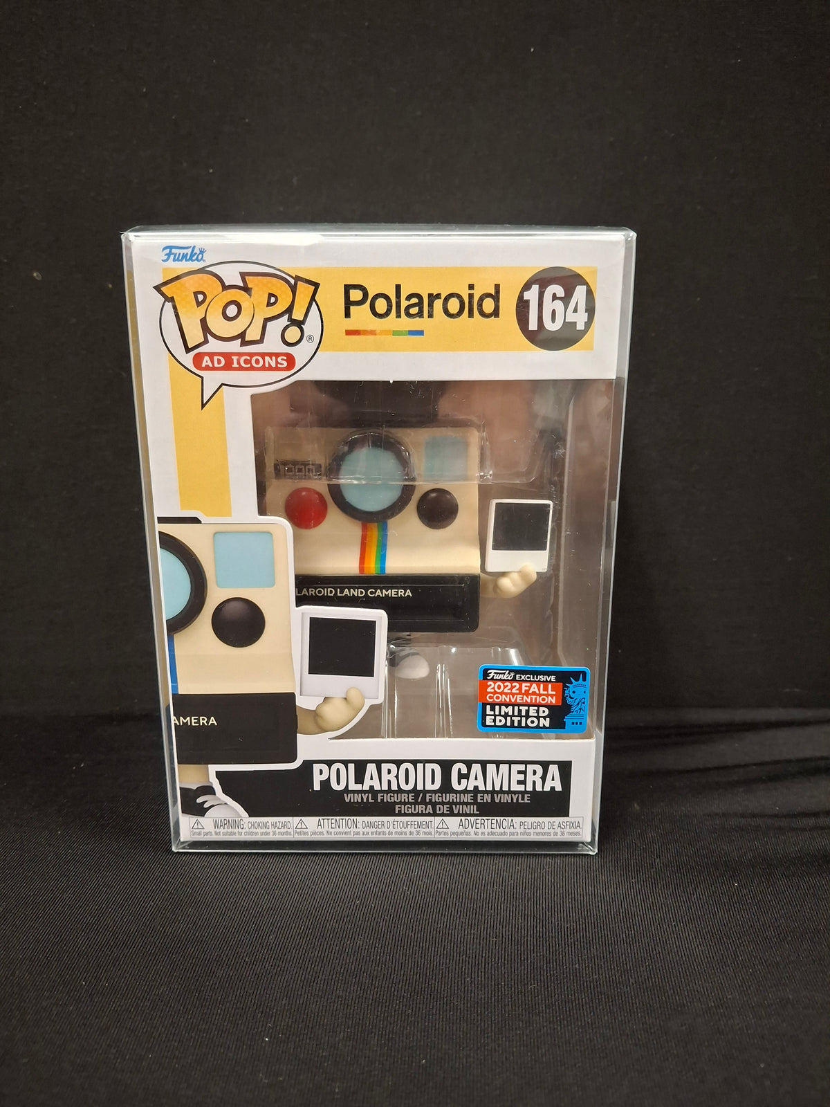Funko Pop! AD Icons Polaroid Camera #164 NYCC 2022 W/ Protector JJ0230JW