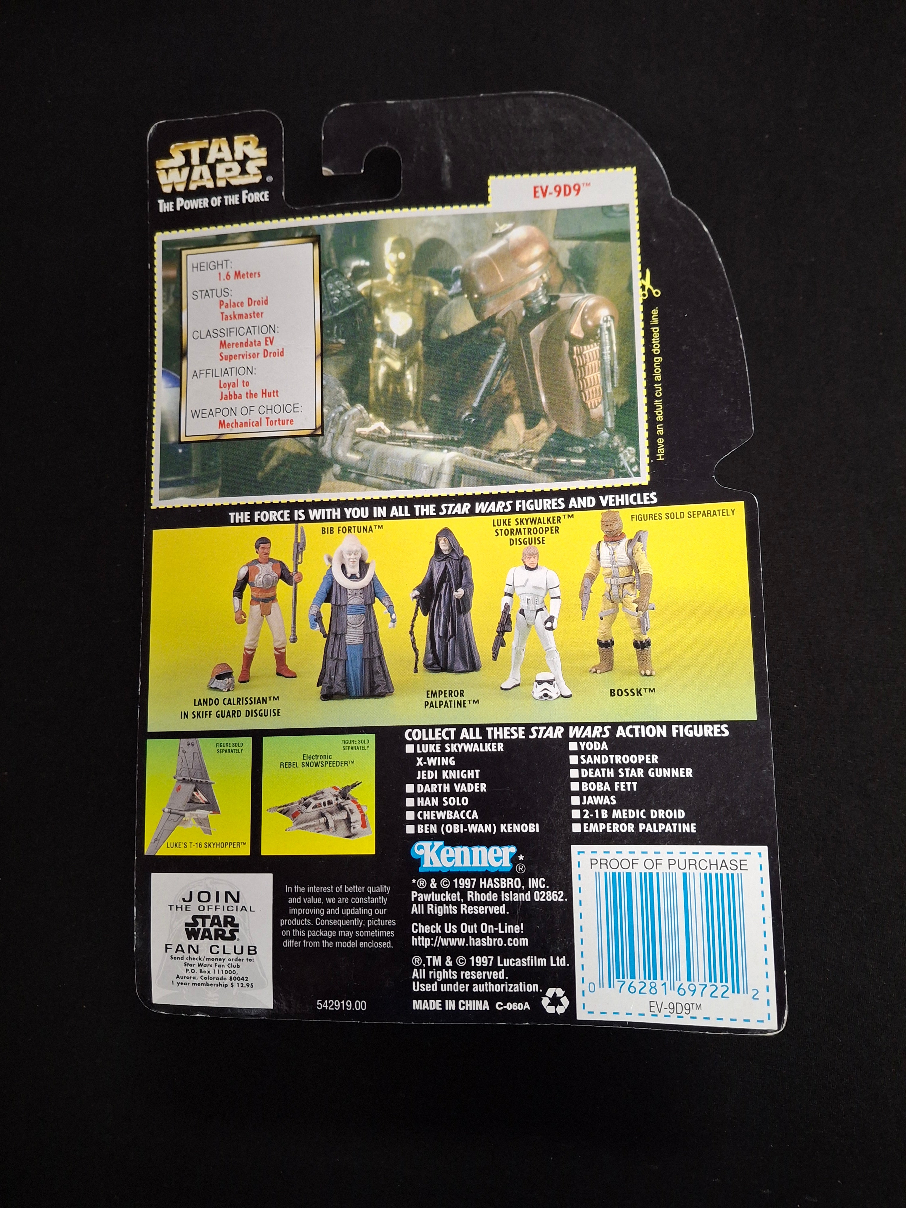 Star Wars The Power of the Force - EV-9D9 with datapad (collection 2)
