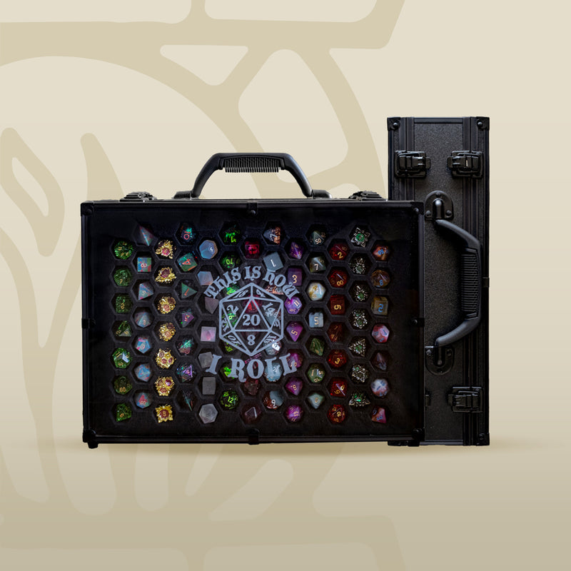 COLOSSAL This Is How I Roll | 66 Set Capacity | Plexi Glass Dice Display Case