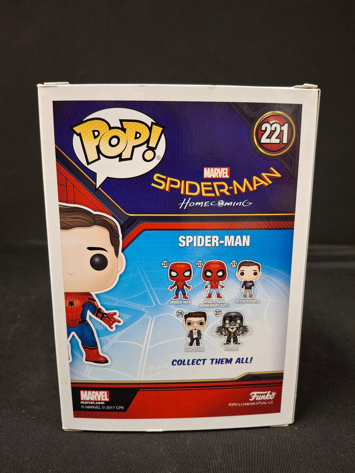 Funko Pop! Marvel: Spider-Man: Homecoming - Spider-Man (New Suit, Unmasked)