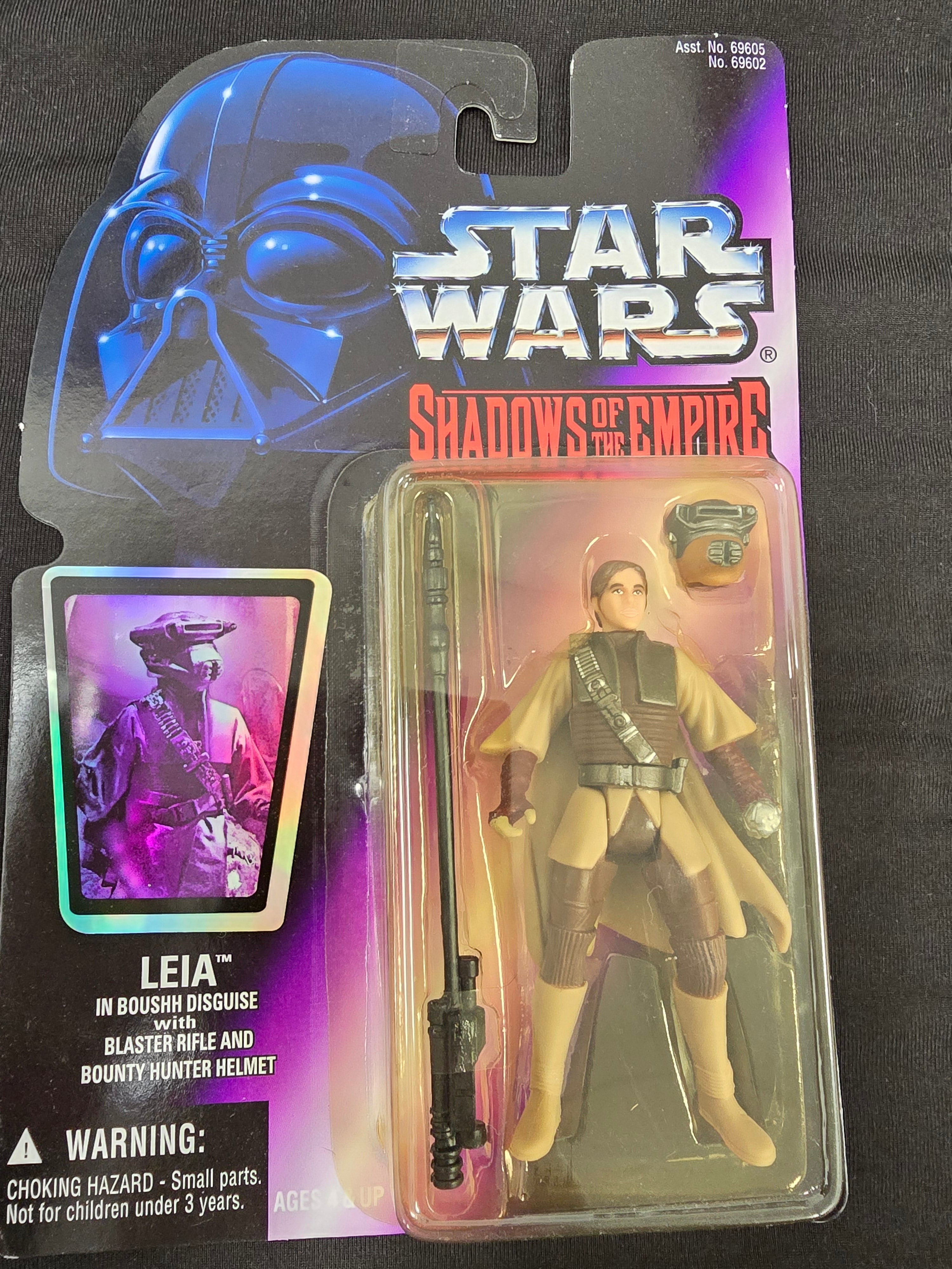 Star Wars Shadows of the Empire - Leia in Boushh Disguise w/ Blaster Rifle and Bounty Hunter Helmet