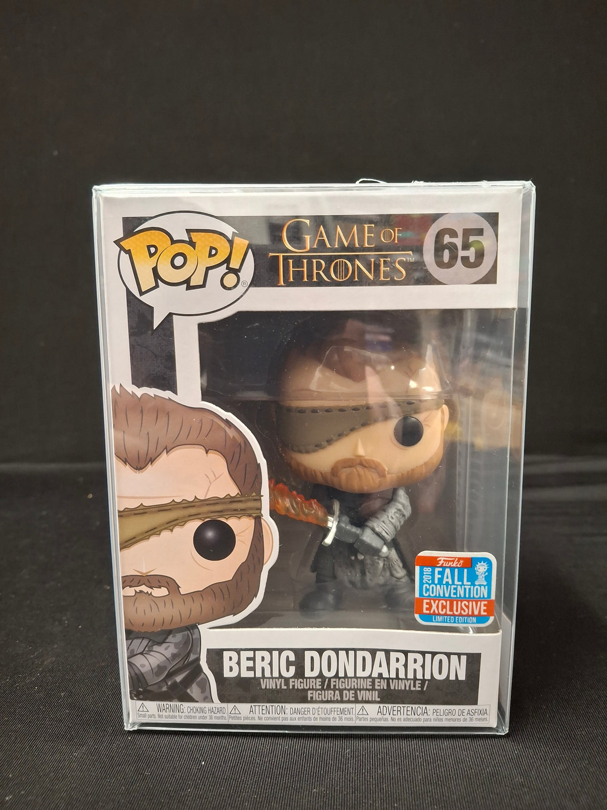 Funko Pop! TV: Game of Thrones - Beric Dondarrion with Flaming Sword #65