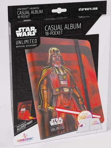 Star Wars: Unlimited 18-Pocket Album - Darth Vader Unstoppable