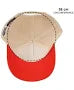 Super Mario Fire Mario Red and Tan Snapback Hat