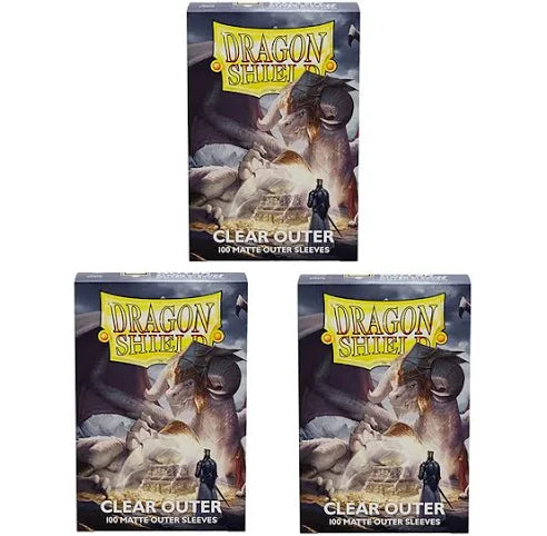 Fundas exteriores mate Dragon Shield Clear Outer 100