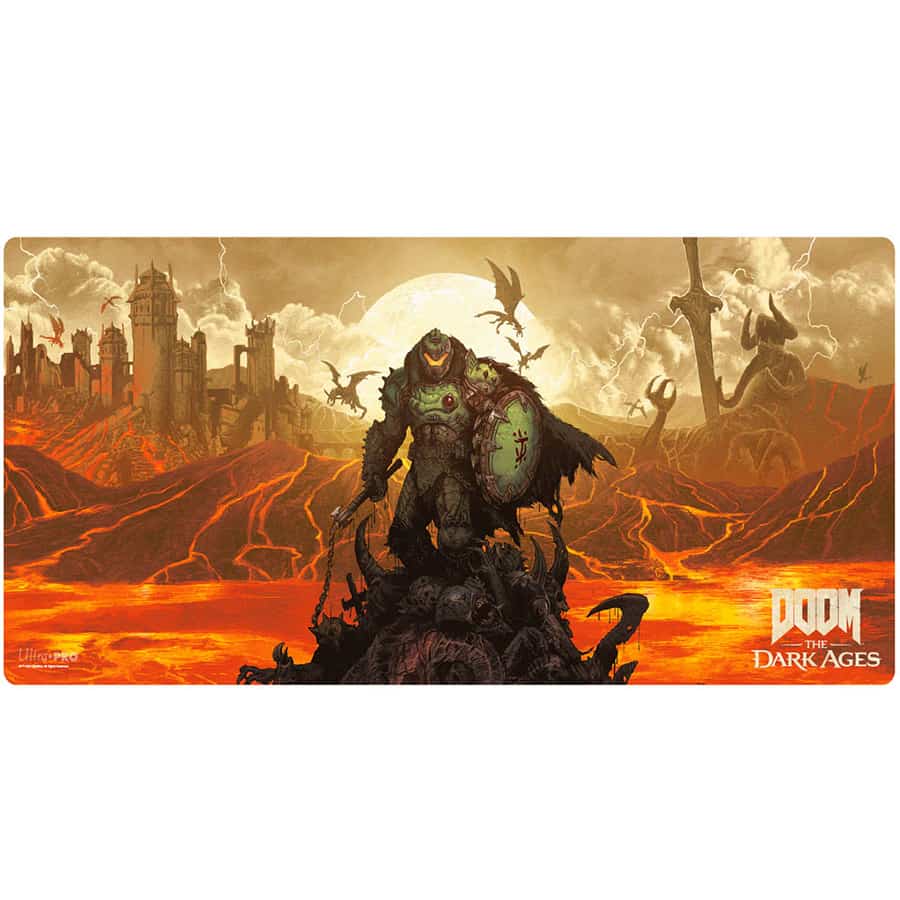 ULTRA PRO: DOOM: THE DARK AGE (BETHESDA): DOOM WRATH EXTENDED PLAYMAT 2