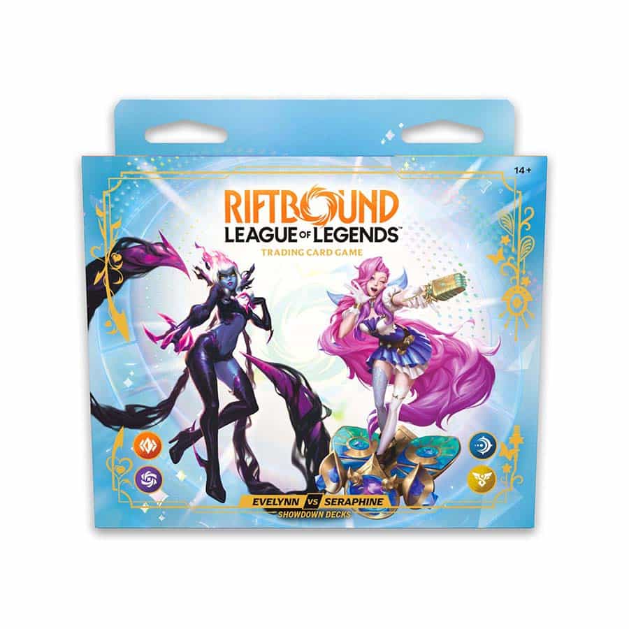 League of Legends Riftbound TCG Set 5: Radiance Showdown Decks - Evelynn vs Seraphine