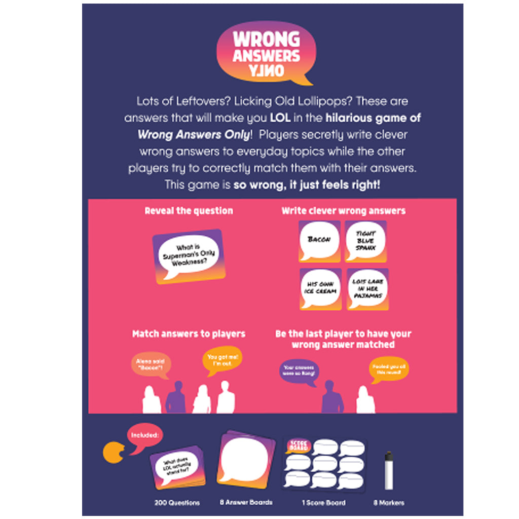 Solo respuestas incorrectas