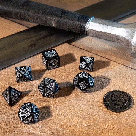 The Witcher Dice Set. Geralt - Silver Sword