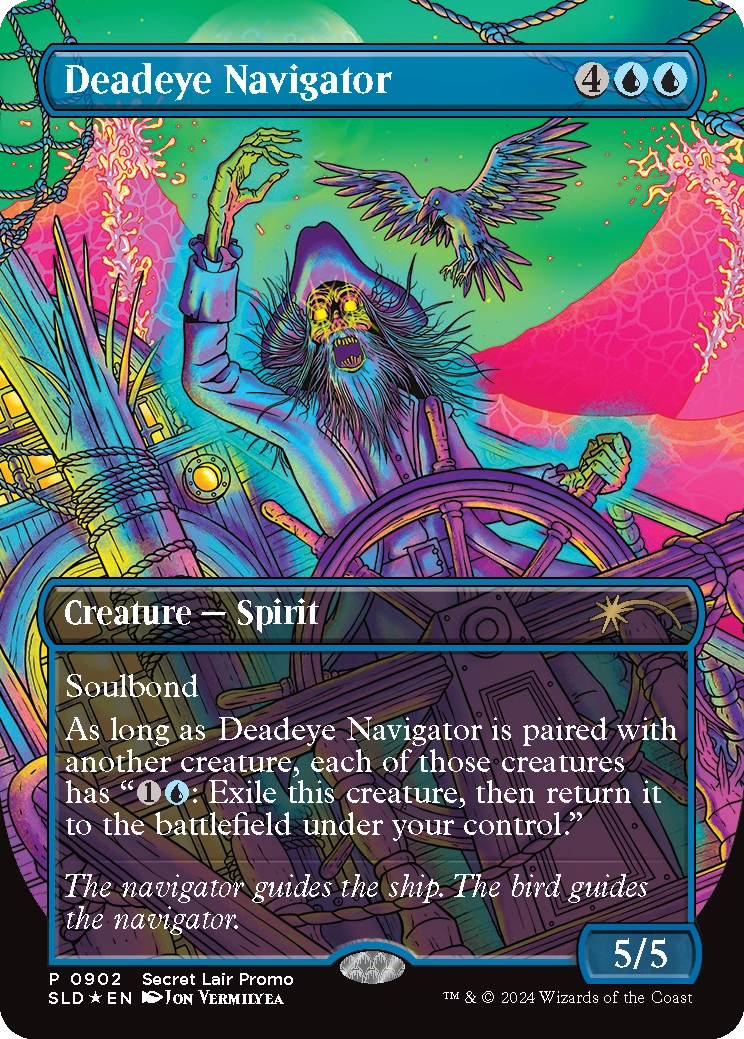 Magic the Gathering: Secret Lair Promo - Deadeye Navigator - Rainbow Foil