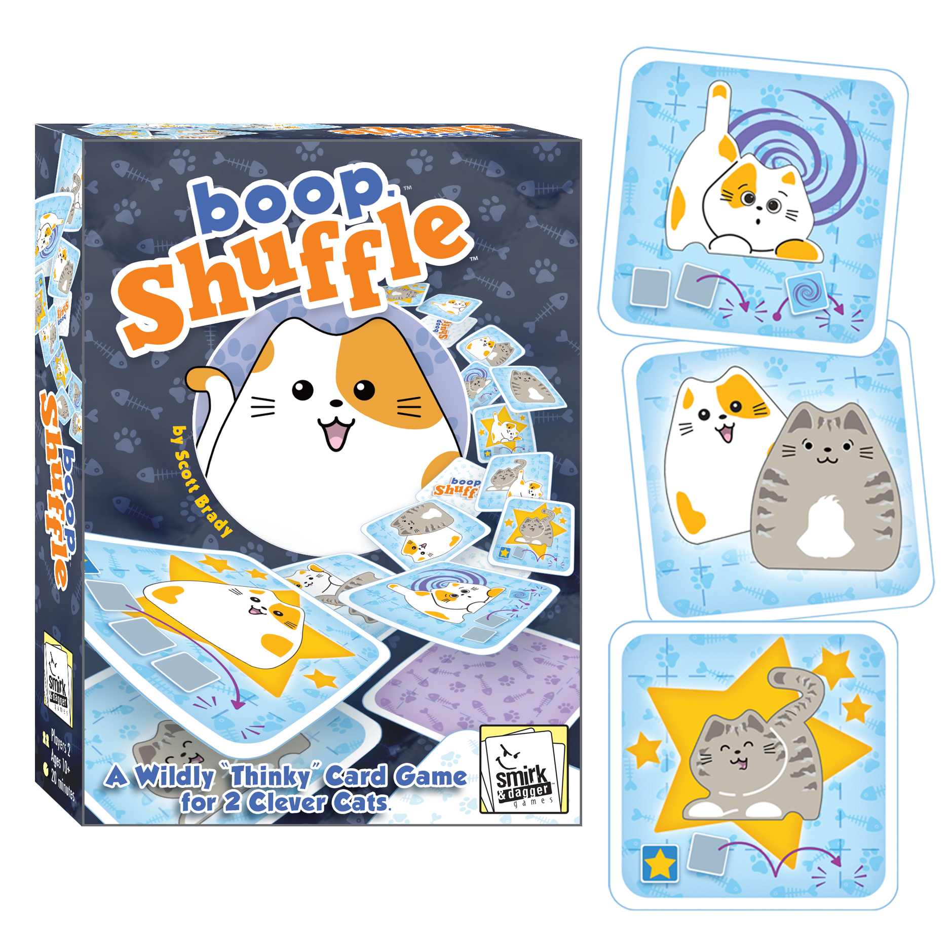 Boop Shuffle - A card-based twist on "boop" in your pocket!