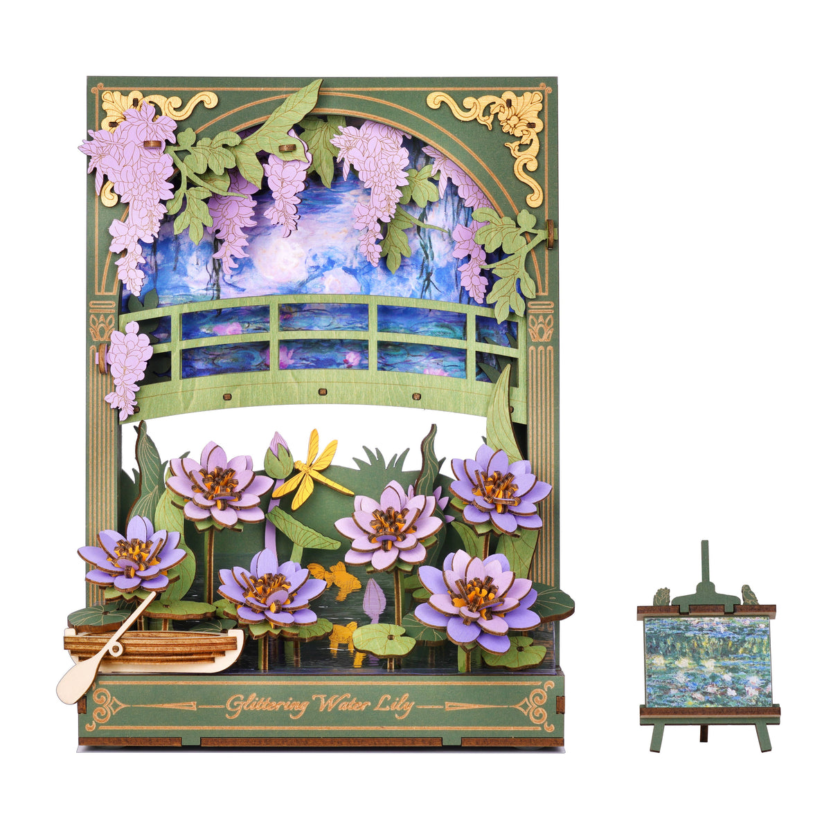 Rowood | Artistic 3D Printing - Glittering Water Lily - [TH001]