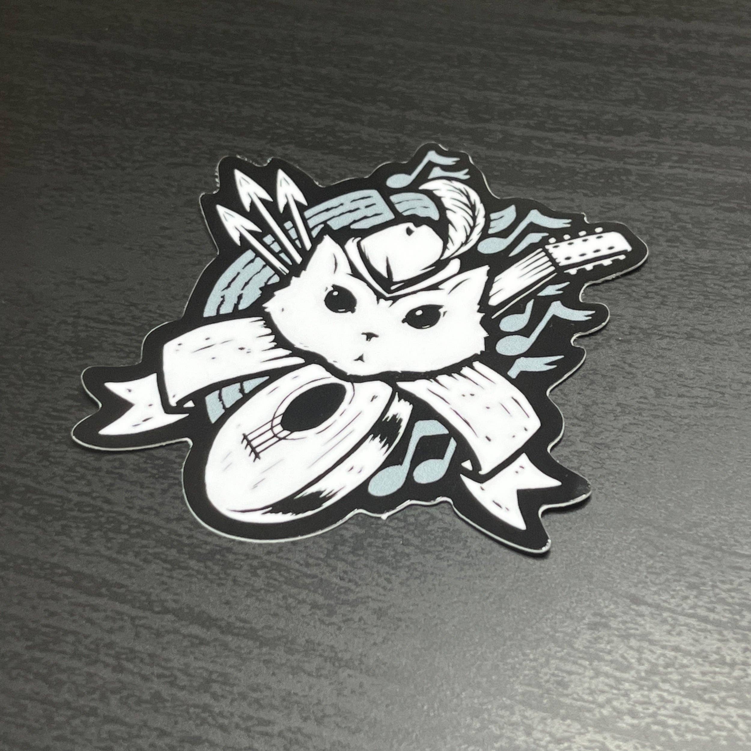 Pegatinas de bardo - 3 pulgadas