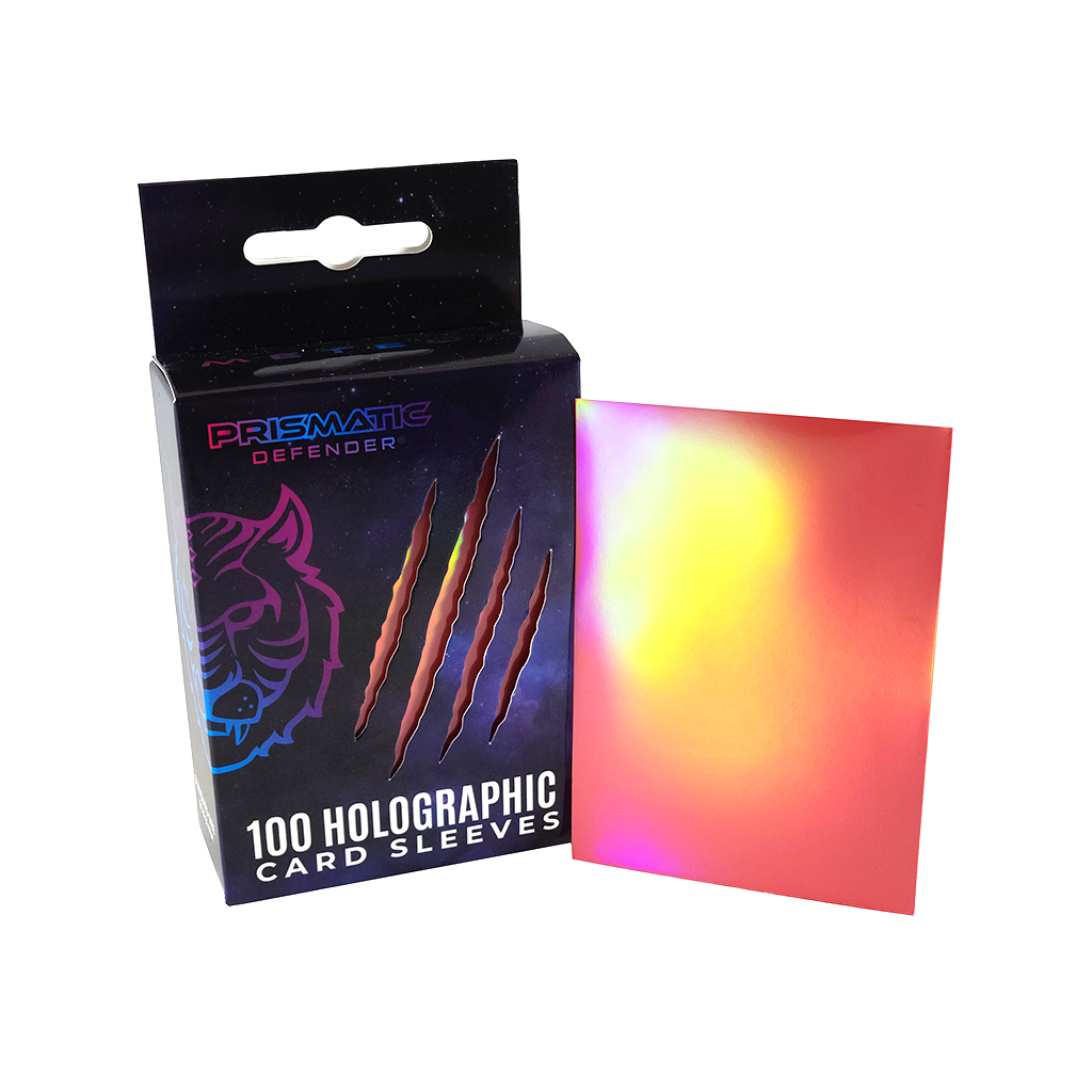 Prismatic Defender: Holographic Card Sleeves - Standard Size - 3 Foil Designs