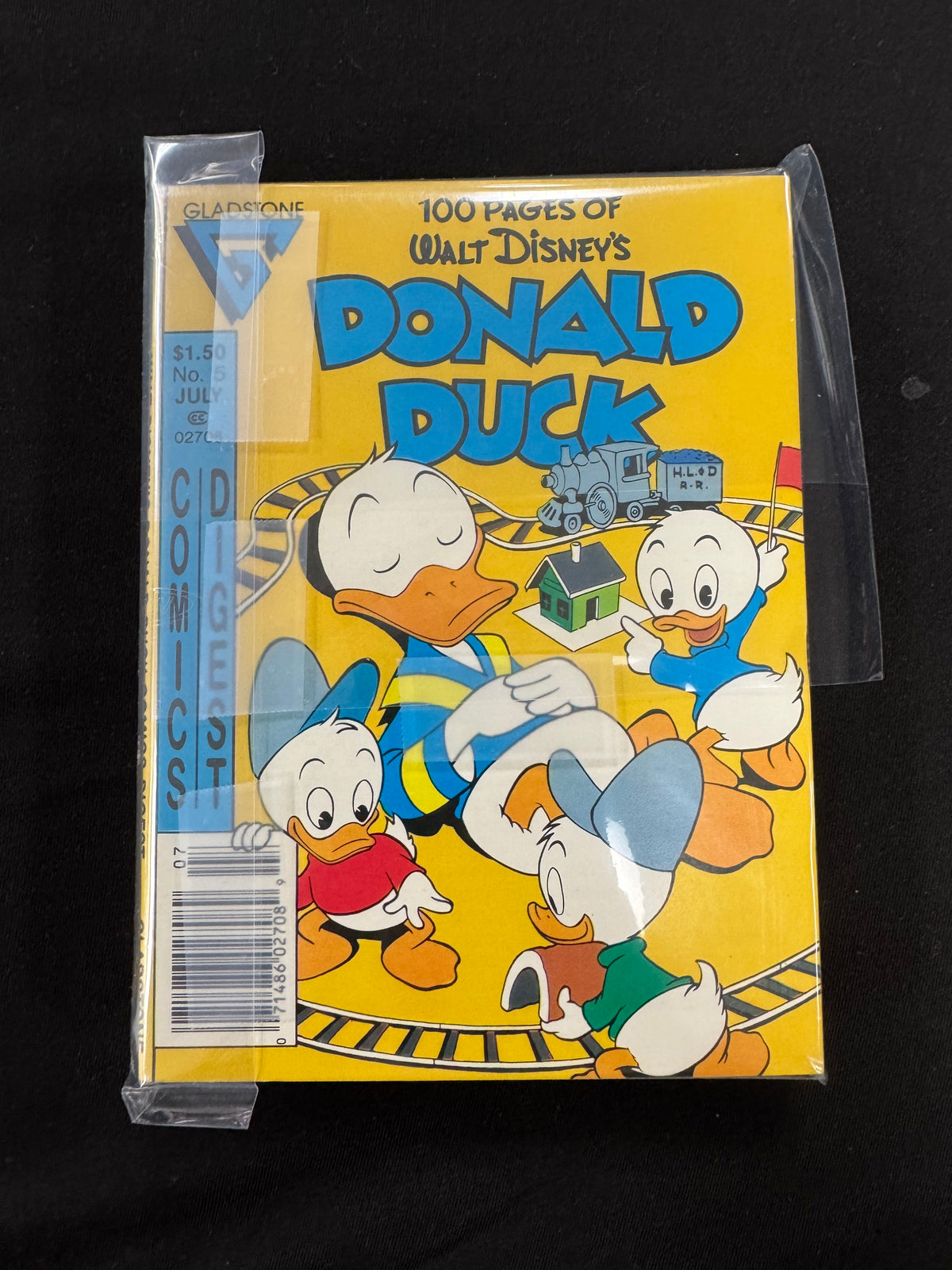 Walt Disney's Donald Duck Comics Digest #1–5 Complete Set – Gladstone Publishing (1986–1987)