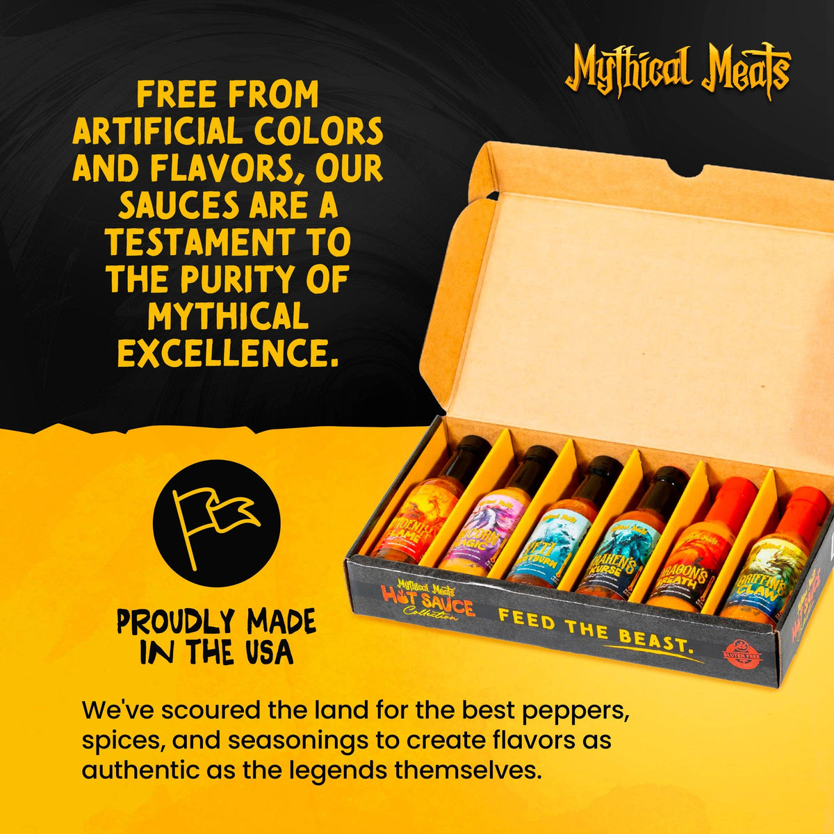 Mythical Meats® Hot Sauce Gift Pack