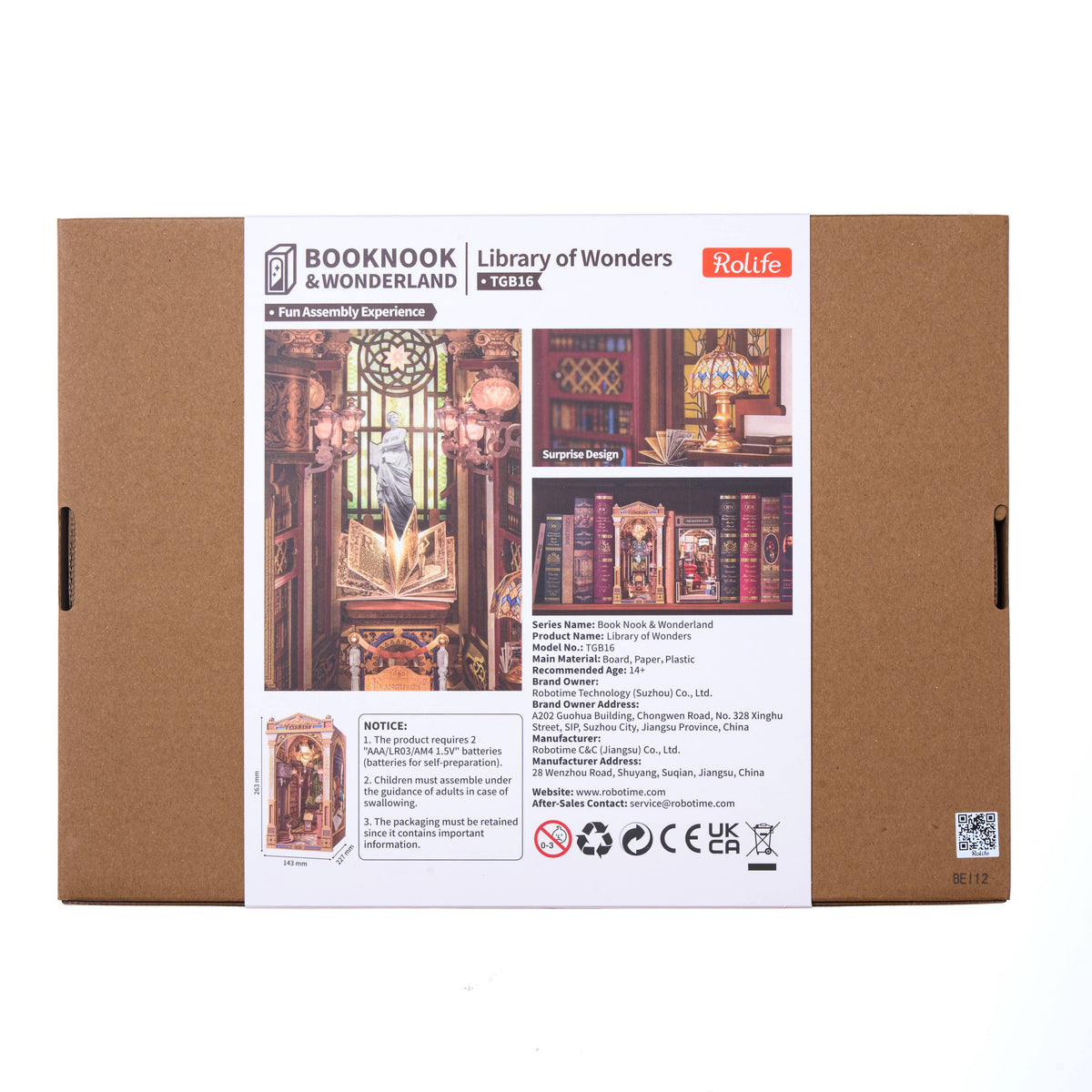 Rolife | BookNook & Wonderland: Library of Wonders - [TGB16]