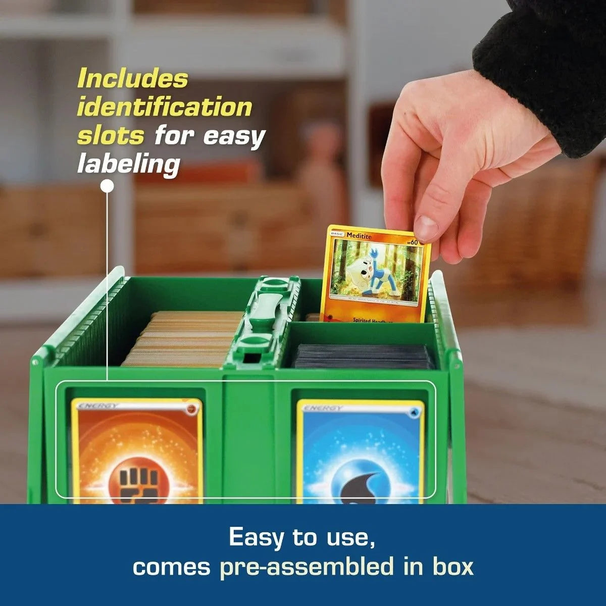 Collectible Card Bin - 1600 count - Green