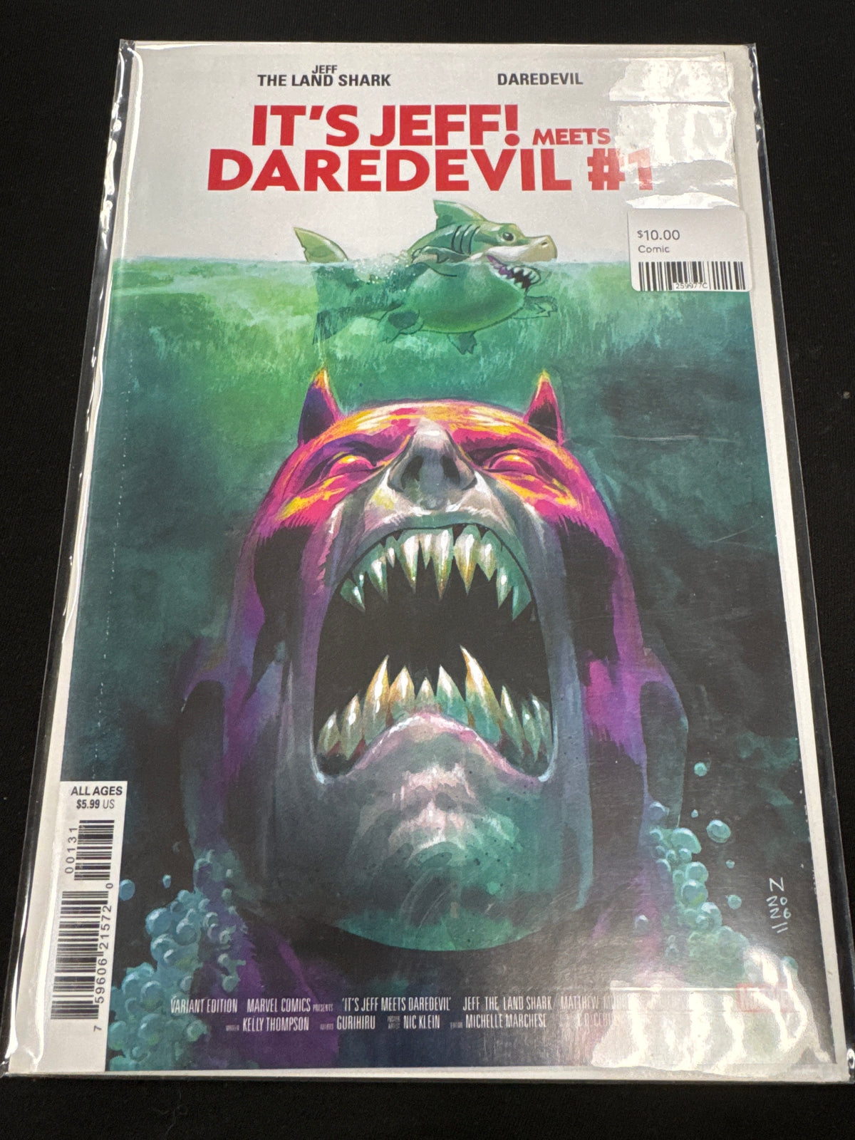 It’s Jeff! Meets Daredevil #1 (2026) – Nic Klein Variant – Marvel Comics