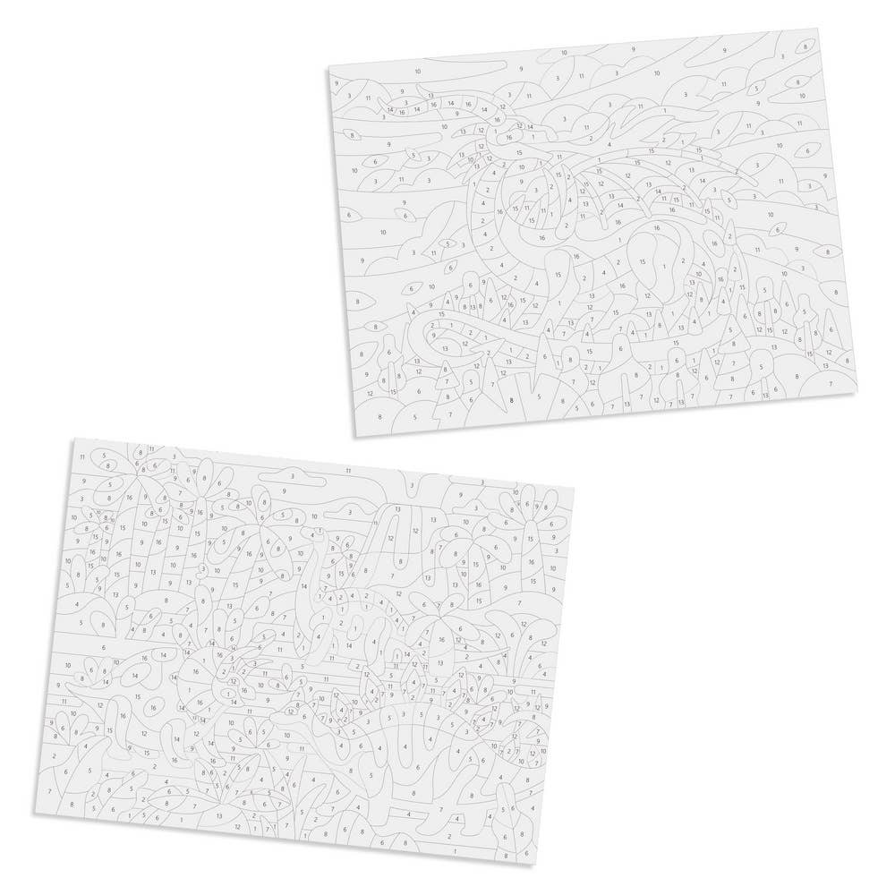 Easter Dino World – Fun Paint-by-Numbers for Kids