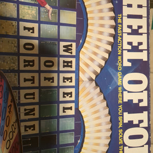 Wheel of fortune board game (used)