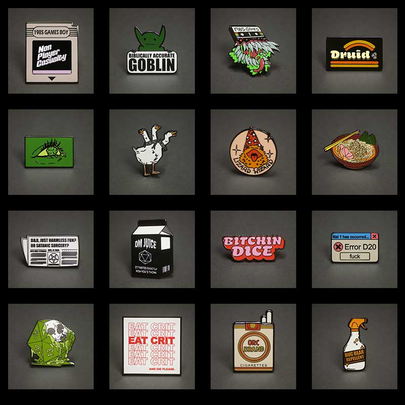 Bolsa de pins misteriosos