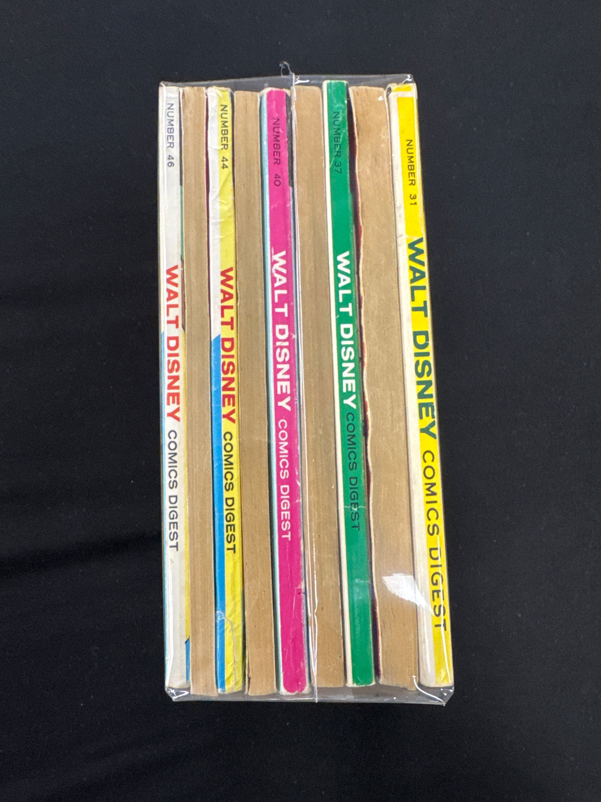 Walt Disney Comics Digest #31, 34, 37, 38, 40, 43–46 – Gold Key Classics 9-Issue Bundle (1971–1974)