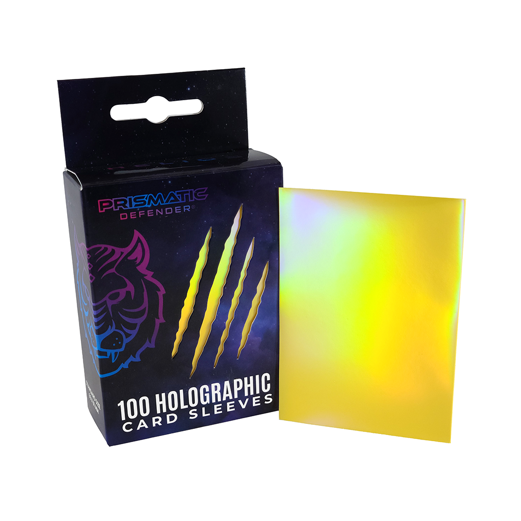 Prismatic Defender: Holographic Card Sleeves - Standard Size - 3 Foil Designs