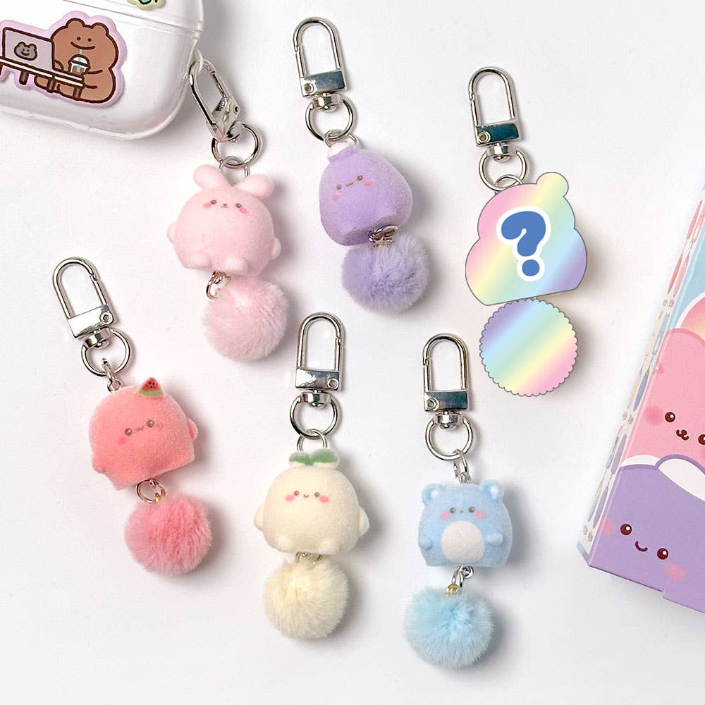 Random Fluffy Mini Monster Keyring (Blind Box)