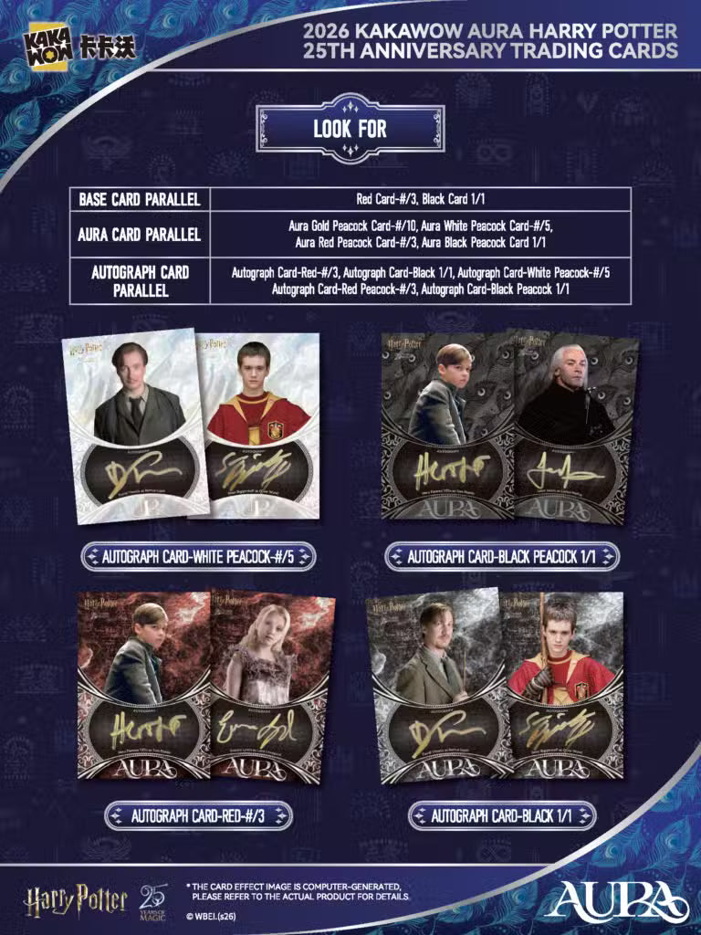 Harry Potter 25th Anniversary Trading Cards: Kakawow Aura