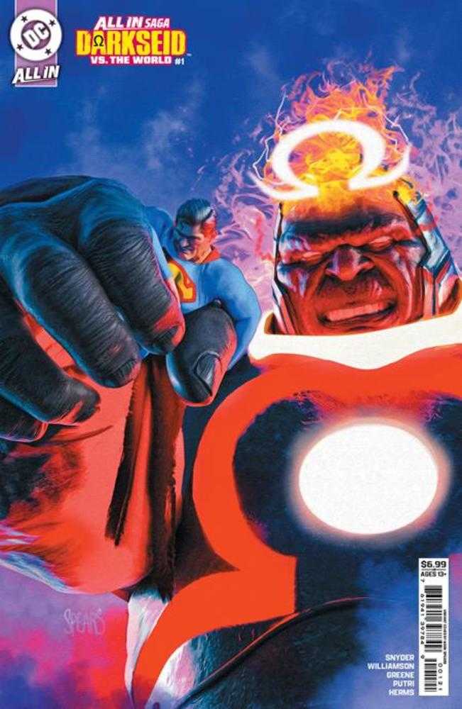 DC All In Saga Darkseid vs The World #1 (One Shot) Portada B Variante de cartulina Mark Spears