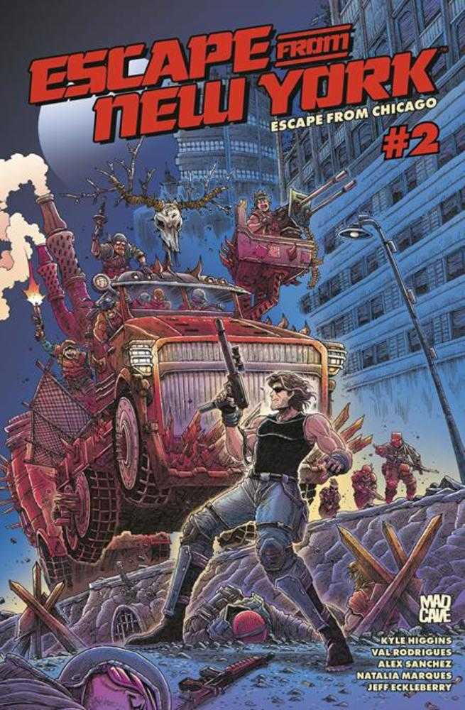 Escape de Nueva York Escape de Chicago #2 Portada B Variante de James Stokoe