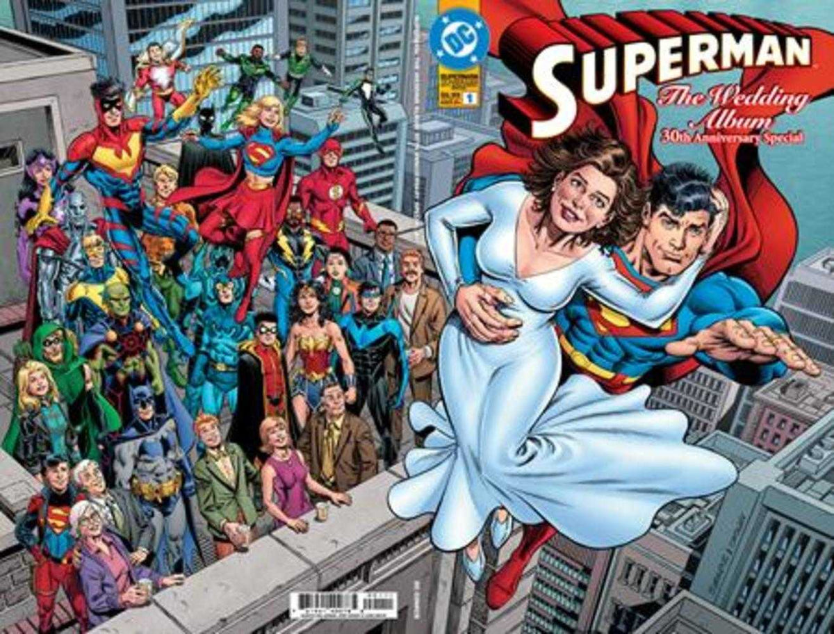 Superman The Wedding Album 30 Th Anniversary Special #1 (One Shot) Portada A Dan Jurgens y Jerry Ordway, portada envolvente