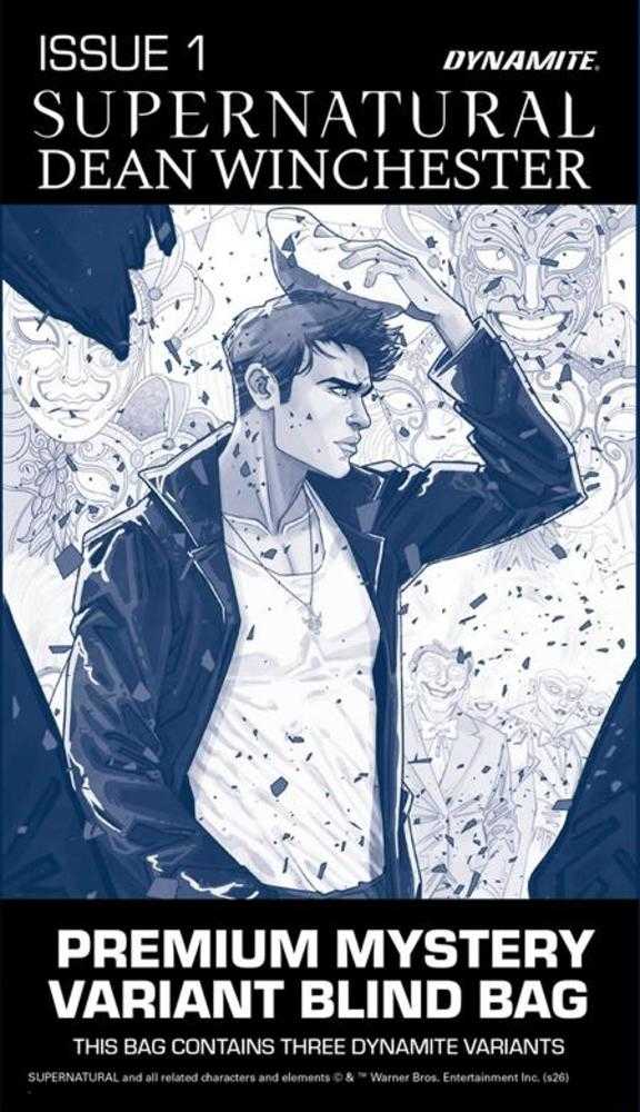 Supernatural Dean Winchester #1 Cover H Variante de misterio en bolsa ciega Premium