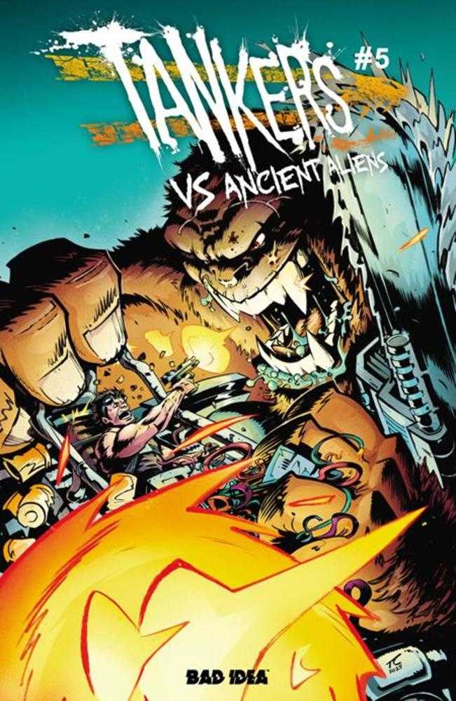 Tankers vs Ancient Aliens #5 (De 5) Portada A Tyrell Cannon
