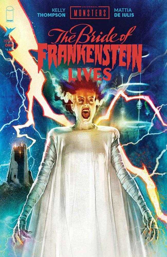 Universal Monsters The Bride Of Frankenstein Lives #1 (De 4) Portada B Variante de Joshua Middleton