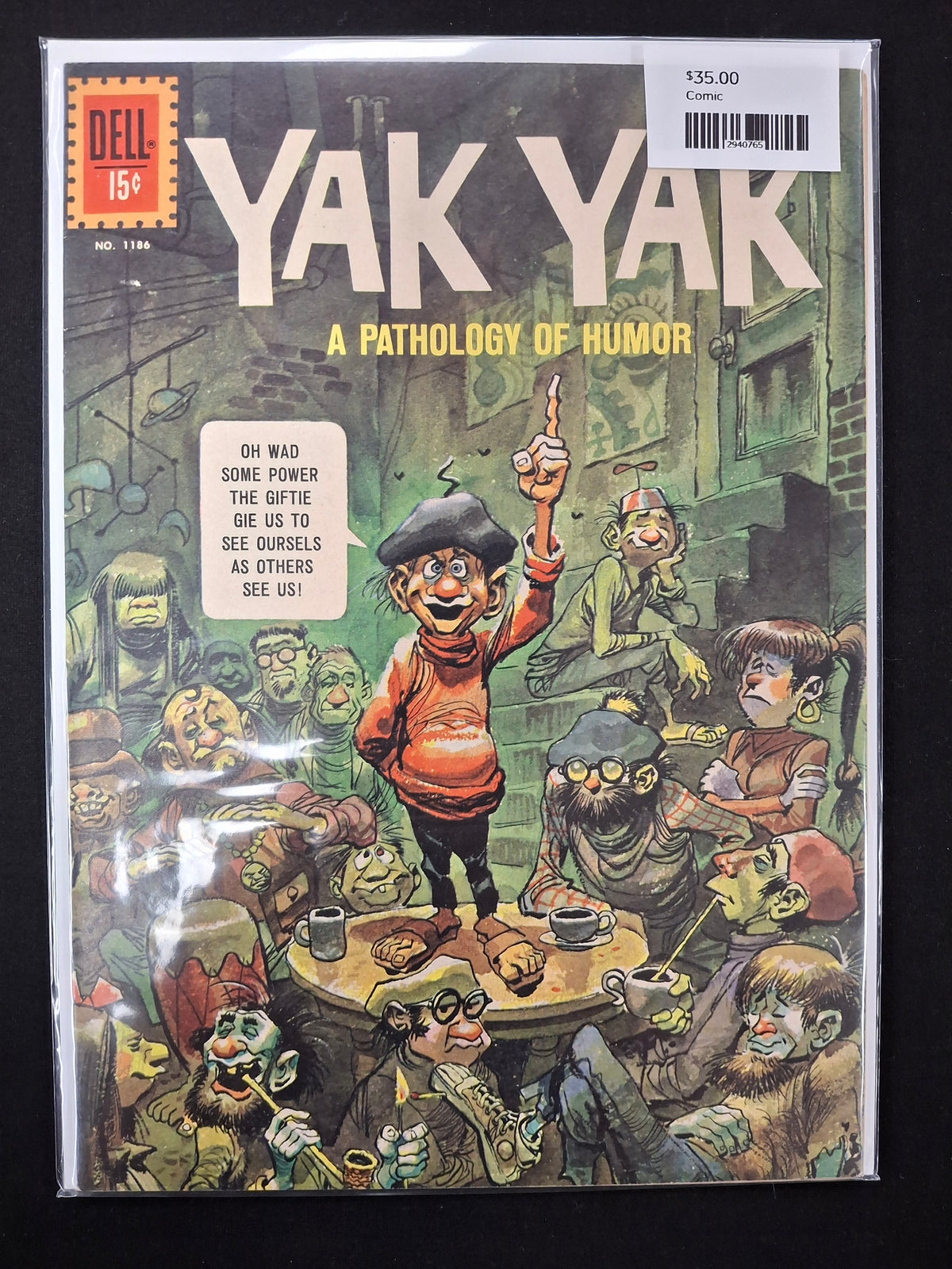 Yak Yak: A Pathology of Humor No. 1186 (1961) – Dell Comics – 6.5 FN+