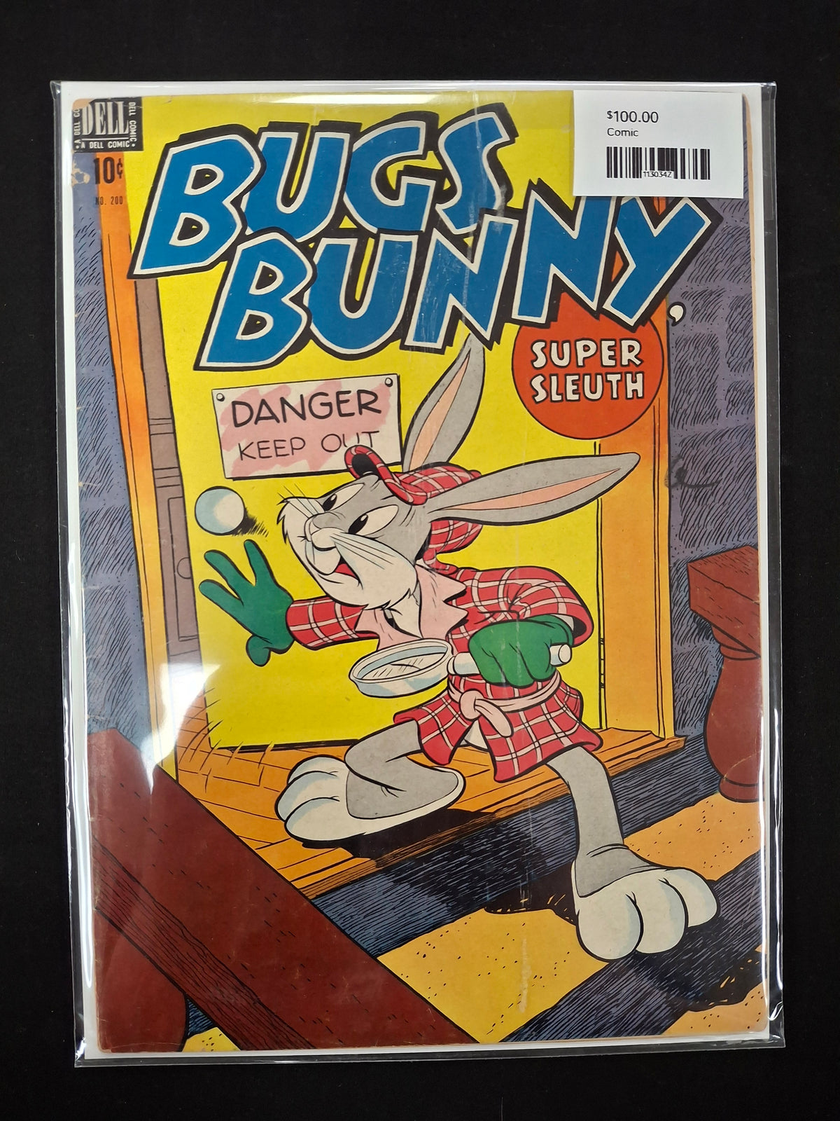 Bugs Bunny, Super Sleuth No. 200 (October 1948) – Dell Comics – 4.0 VG