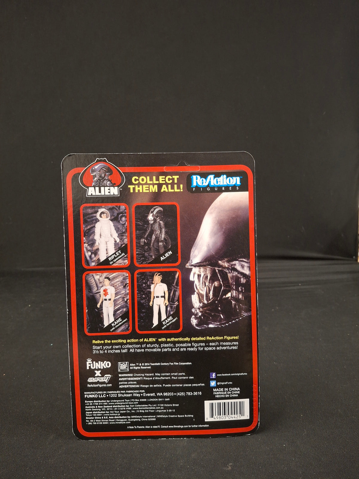 Funko | ReAction: Alien Chestburster Kane - Action Figure