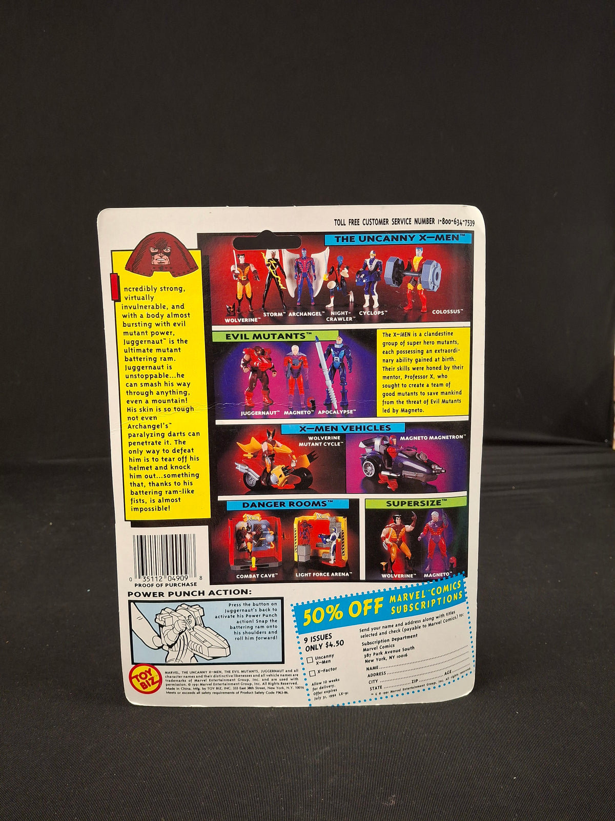 Marvel: The Uncanny X-Men - Jauggernaut - Action Figure (1991)