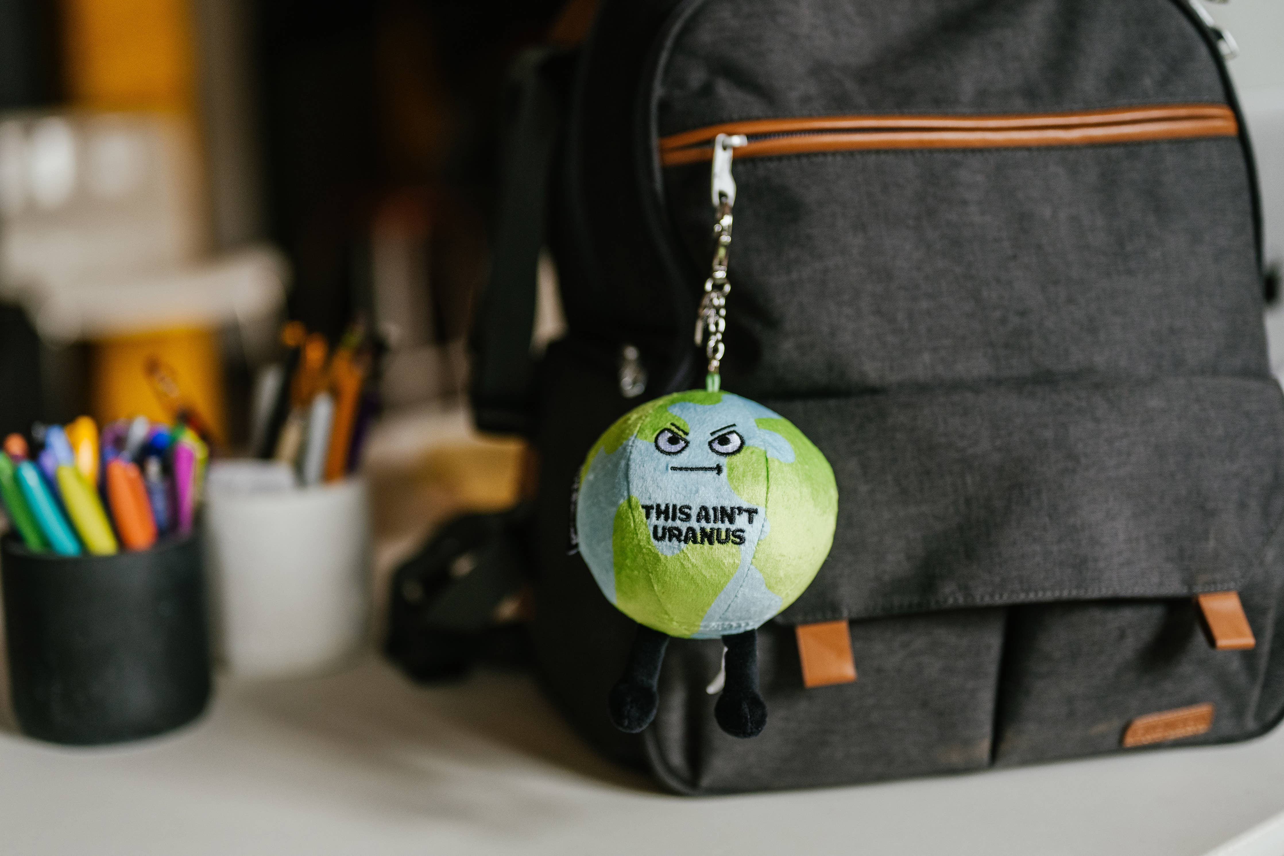 Earth Plush Bag Charm  This Ain'T Uranus  Soft Toy Funny