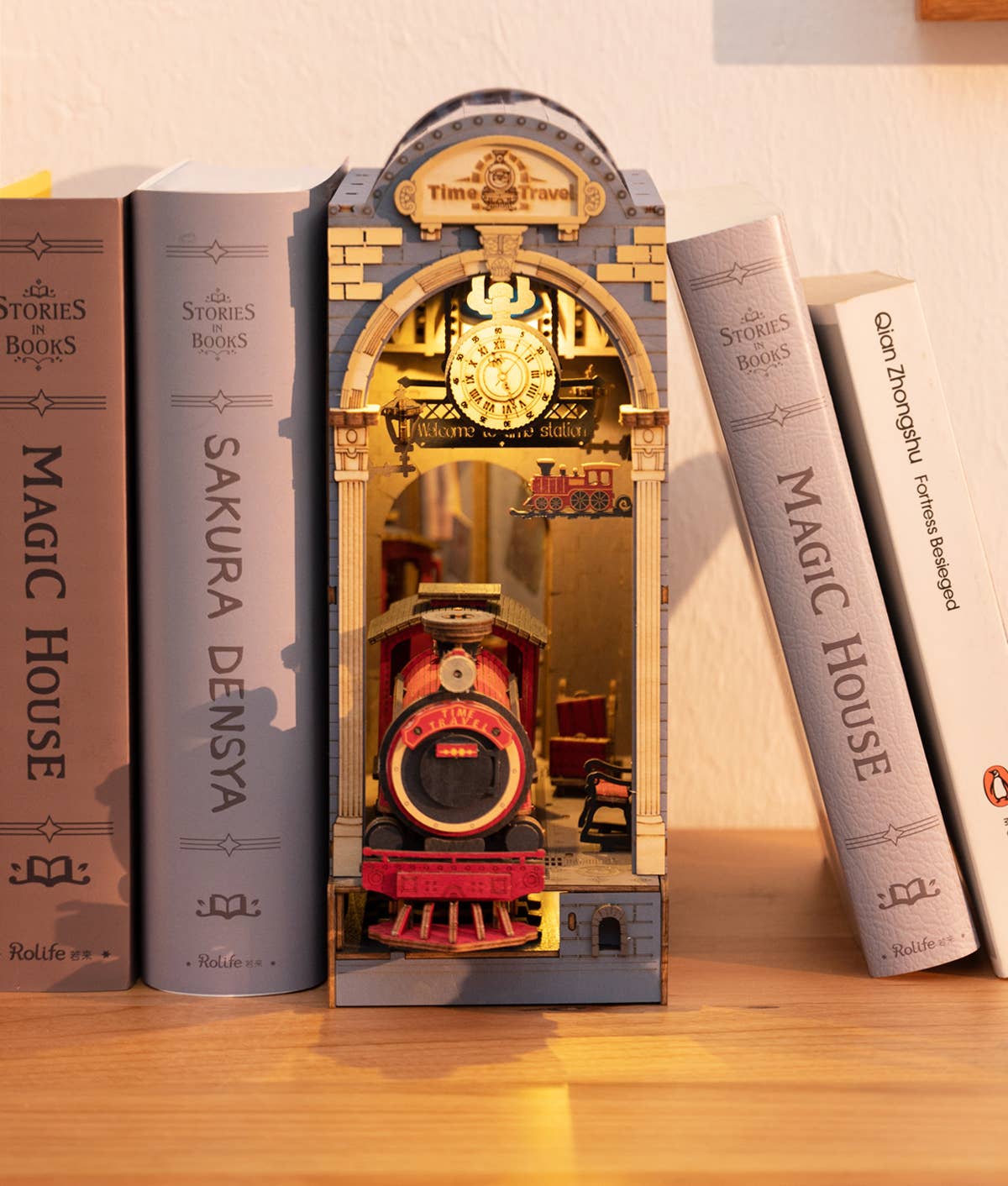 TGB04 Rolife Time Travel DIY Book Nook Shelf Insert