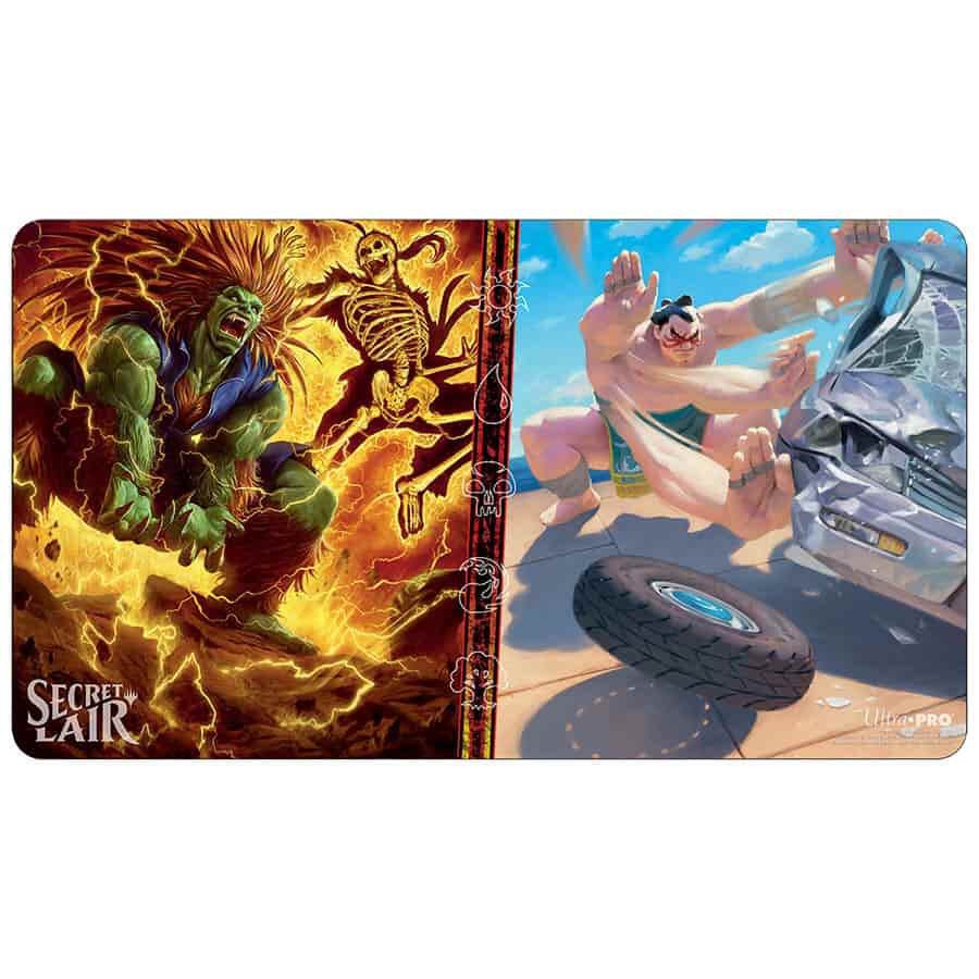 MTG Secret Lair Series Playmat: Blanka and E. Honda