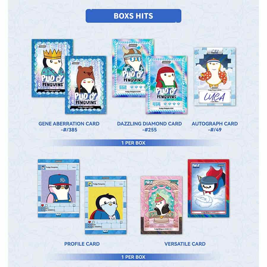 2026 Kakawow Phantom: Pudgy Penguins Trading Cards Box
