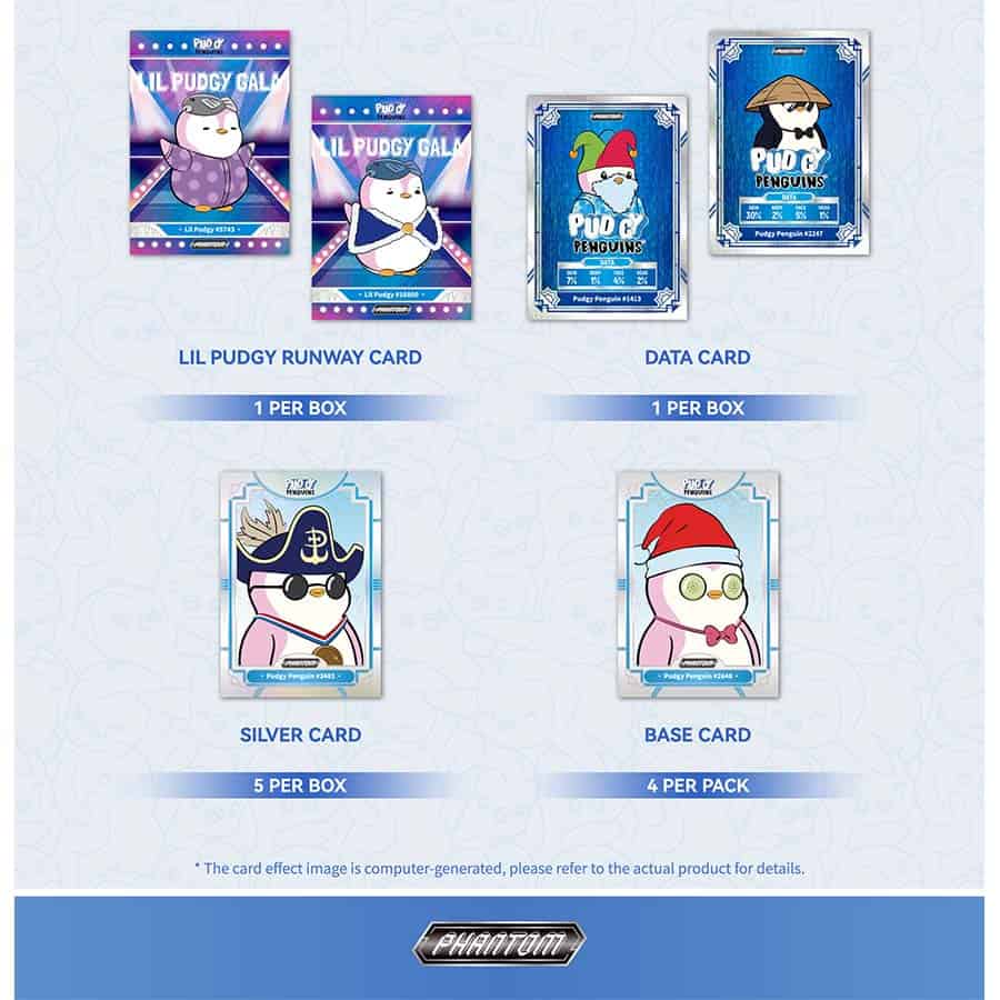 2026 Kakawow Phantom: Pudgy Penguins Trading Cards Box