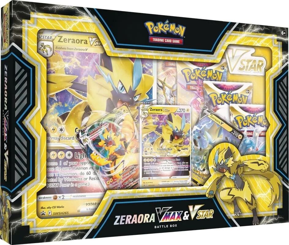 Pokemon TCG: Zeraora VMAX & VSTAR - [Battle Box]