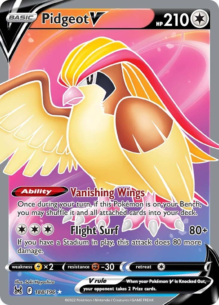 Pidgeot V (Full Art)